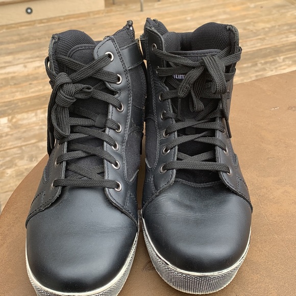 Altimate motorcycle runners,  ankle protection. Black, ladies size 10 like new! - Picture 4 of 5